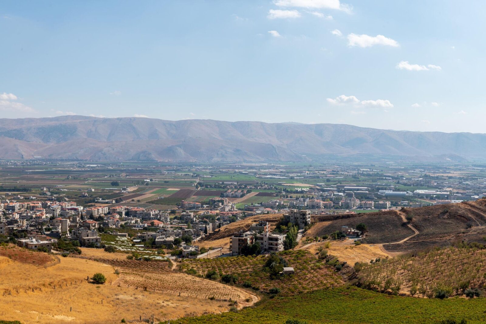 View of the Bekaa Valley
